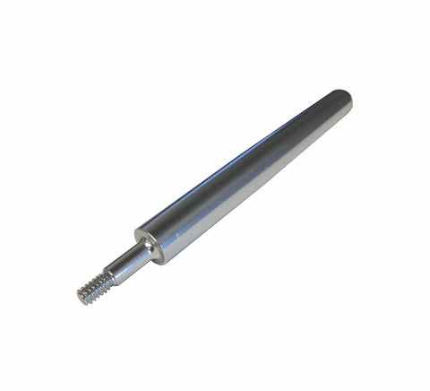 Torque Solution Short Billet Radio Antenna (Silver): Ford Mustang 1979-2009