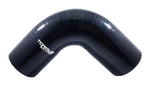 Torque Solution 90 Degree Silicone Hose Elbow: 2.5" Black Universal