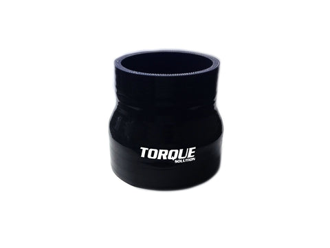Torque Solution Transition Silicone Coupler: 2.25" to 3" Black Universal