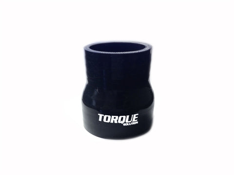 Torque Solution Transition Silicone Coupler: 2" to 2.5" Black Universal