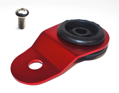 Torque Solution Radiator Mount w/ Insert (Red) : Mitsubishi Evolution 7/8/9