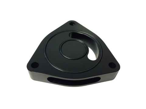 Torque Solution Blow Off BOV Sound Plate (Black): Honda Civic 2016+ 1.5T