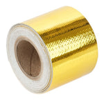 Torque Solution Gold Reflective Heat Tape: Universal 2" x 15'