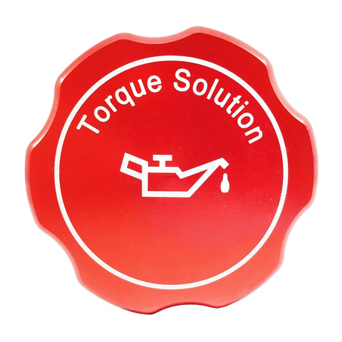 Torque Solution Billet Oil Cap (Red): Subaru Engines