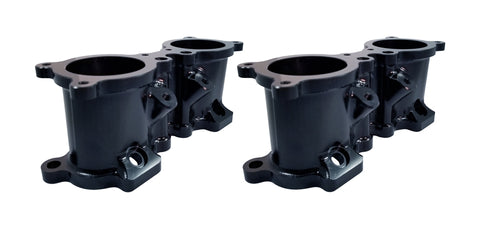 Torque Solution Top Feed TGV Deletes (Black): Subaru WRX 08-14, STI 07-18, LGT 08-12, FXT 08-13