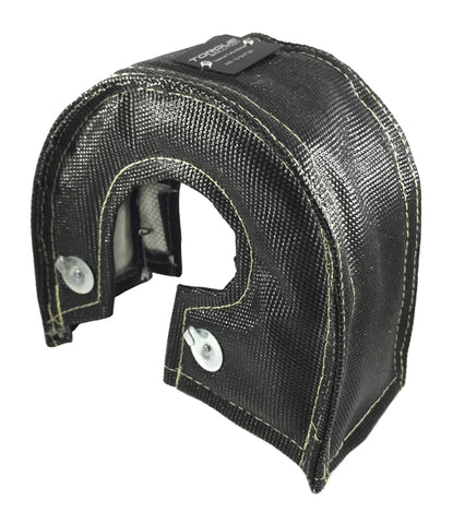 Torque Solution Thermal Turbo Blanket (Black): Fits T3, T3/T4, T25, T28, GT25, GT28, GT30, GT32, GT35, GT37 Turbo Back Housings