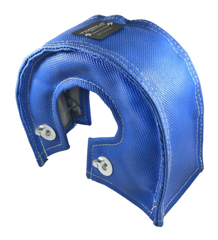 Torque Solution Thermal Turbo Blanket (Blue): Fits T4 GT35 GT37 GT40 GT45 GT47 GT55