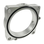 Torque Solution Throttle Body Spacer (Silver): Challenger / Charger / 300 / Magnum 5.7L/6.1L/392/6.4L 2005-2017