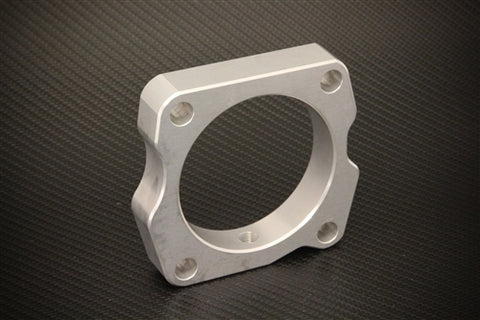 Torque Solution Throttle Body Spacer (Silver): Honda Pilot 2007-2014