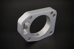 Torque Solution Throttle Body Spacer (Silver): Honda Civic Si 2002-2005