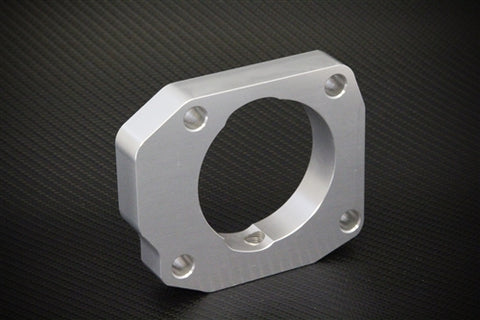 Torque Solution Throttle Body Spacer (Silver): Acura CL & TL-P 2001-2003