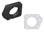 Torque Solution Throttle Body Spacer (Black): Honda Civic LX,EX,DX R18 2006-2011