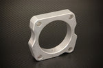 Torque Solution Throttle Body Spacer (Silver): Honda Civic SI 2012-2015