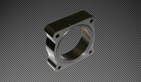 Torque Solution Throttle Body Spacer (Black): Ford Focus ST 2013+