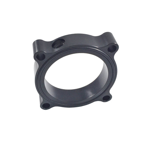 Torque Solution Throttle Body Spacer (Black): Volkswagen / Audi 2.0T FSI TSI